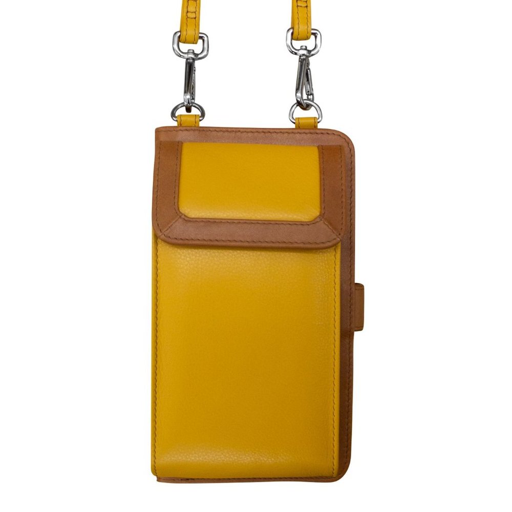 Organizer wallet with adjustable crossbody strap